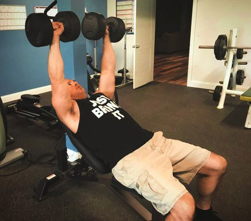 incline dumbbell bench press