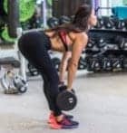 stiff legged deadlift with dumbbells